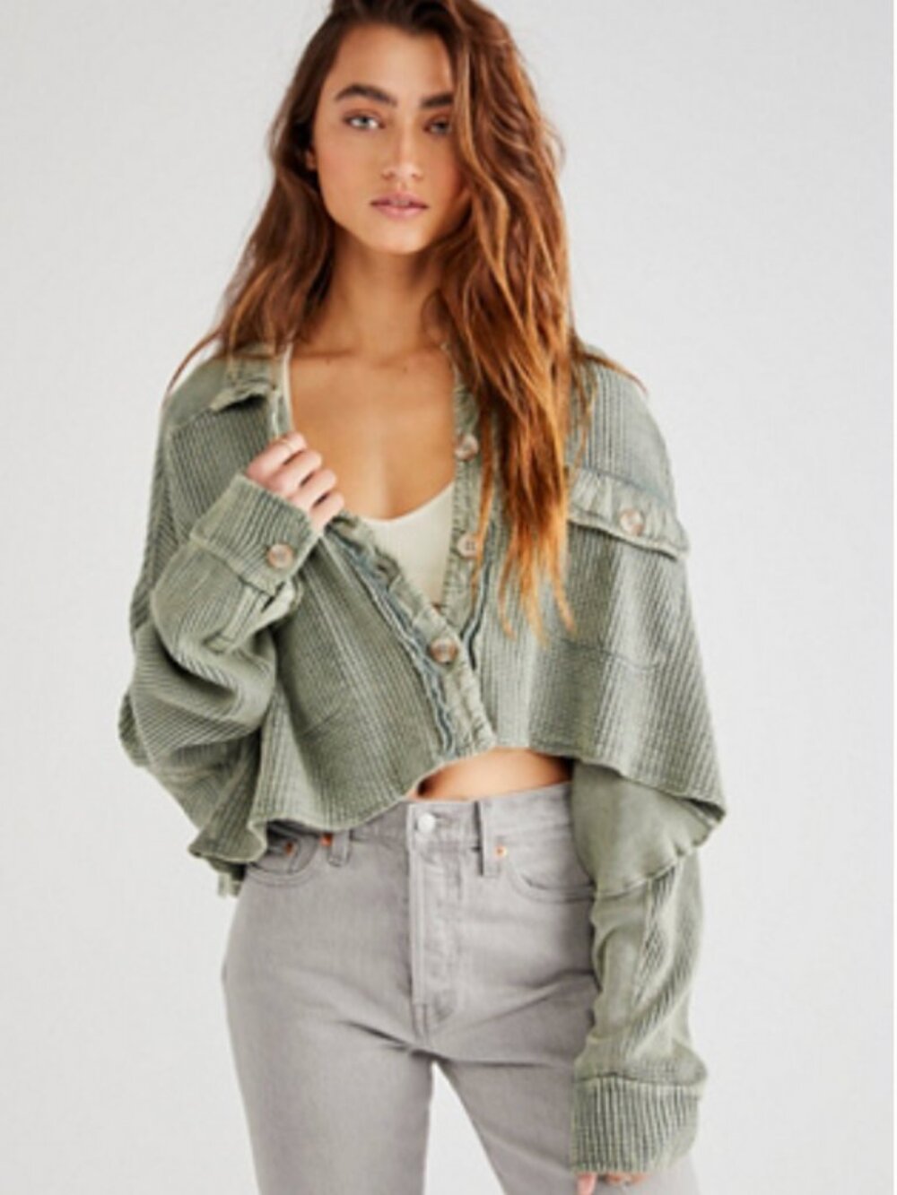 Free People One Scout Cropped Jacket